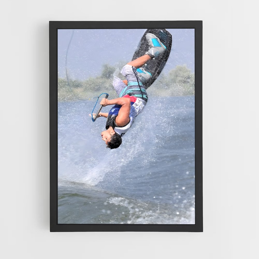 Poster Wakeboard world – affiche Wakeboarding (vue 2)